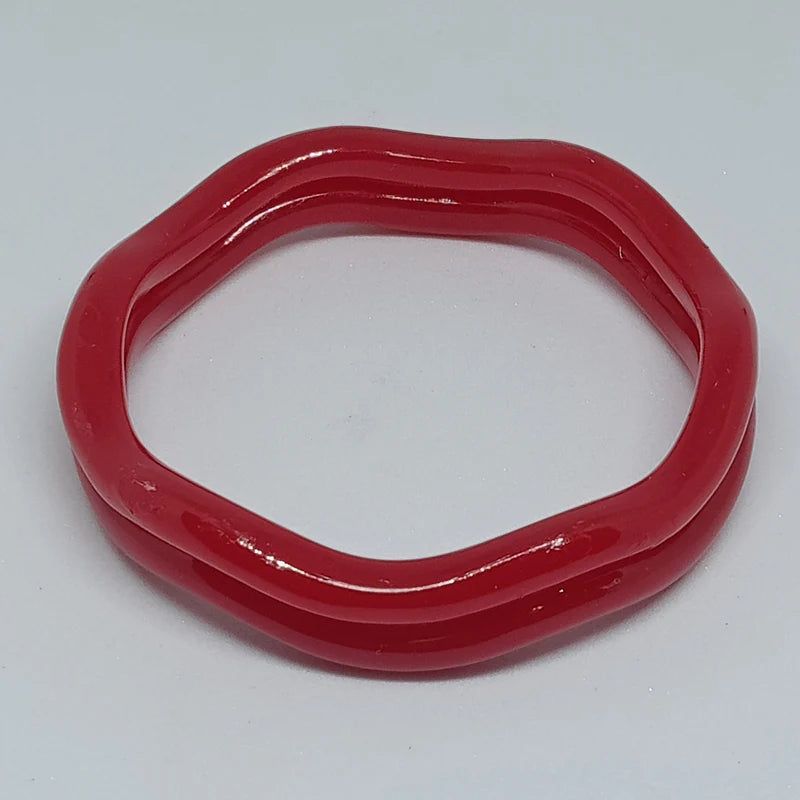 Premium Red Beki Pola Bangles for Women